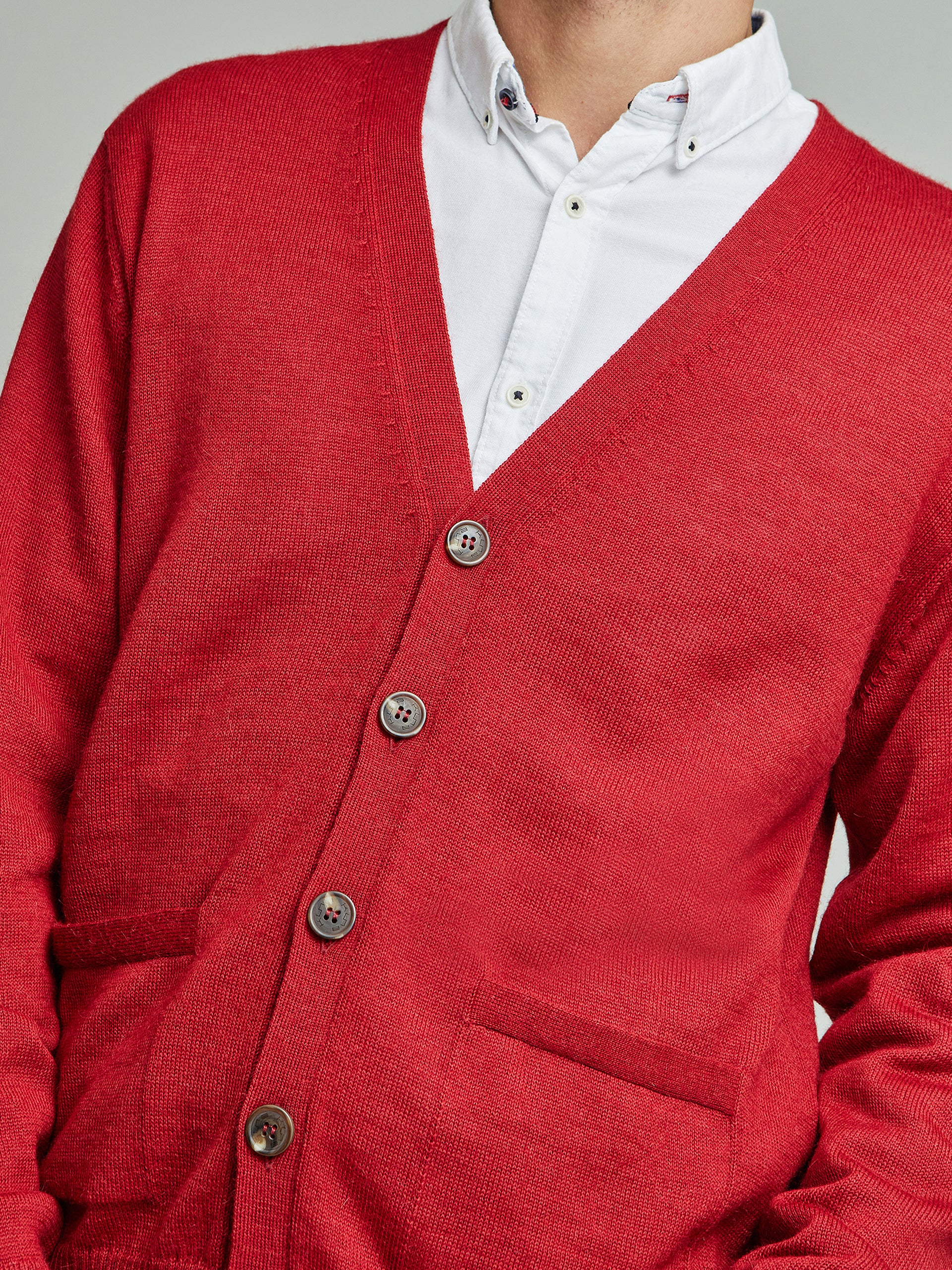 Antony Cardigan Baby Alpaca Color Vermouth - Image 5