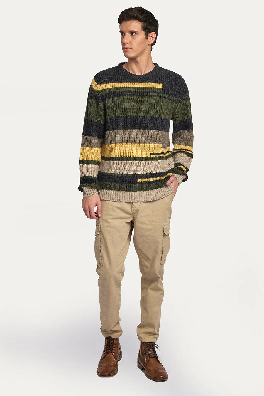Wolfgang Sweater Baby Alpaca Color Sabbia - Image 4